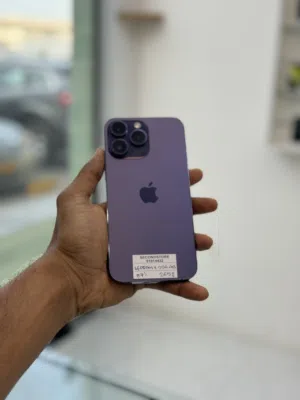 Used Apple iPhone 14 Pro Max in Purple - 256GB, Excellent Condition, 1-2 Years Old