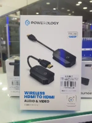Powerology Wireless hdmi to hdmi audio & video plug&play