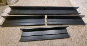 IKEA black ledges 4 nos