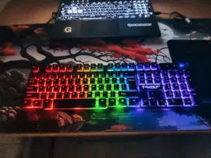 طقم t wolf ماوس و كيبورد جيمنعج RGB