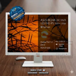 شاشة 24.1 بوصة Asus تايواني IPS سماعات داخلية LED FHD بالكرتونة و الضمان