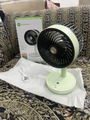 مروحة مكتب صغيرة قابلة للشحن من ماركة Duration Power، وموديلها DP-7639.