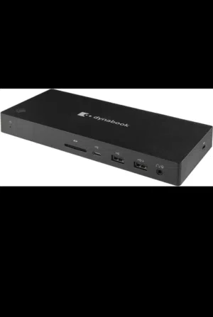 الاسم:  Dynabook USB-C Dock )قاعدة توصيل تايب  الوصف:  جهاز Dock Station يستخدم لتوصيل اللابتوب أو ا