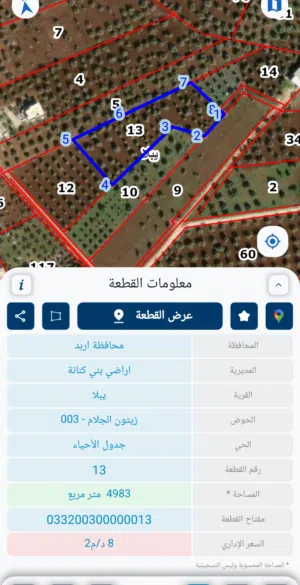 Farm Land for Sale in Irbid Yabla