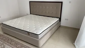 Very large bed (200sm-200sm) and medical mattress 1 year old.
