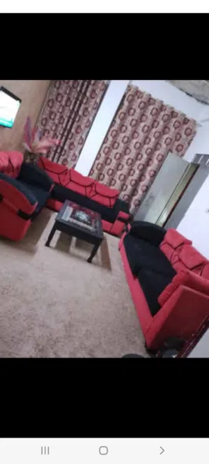 طقم 8مقاعد حرف L بحاله جيده