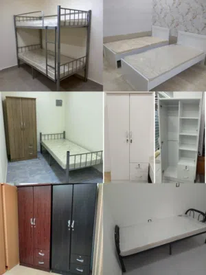 Brand New Single Bed , Double Bed , Cabinet , Mattress , Bunk bed , Cupboard , Dressing table