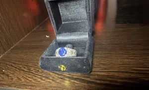 Men’s Silver Ring 5.14g - Blue Stone  Monthly Installments