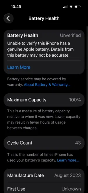 Apple iPhone 15 128 GB in Muscat