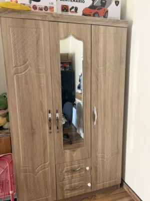 3 door wooden cupboard for sale 25 BD
