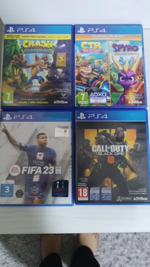 العاب ps4 مستعمل اصلي بس بظون أي خلل أو عطل ps4 cd games