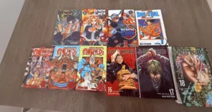 Manga jujitsu kaisen ,demon slayer, dragon ball, one piece