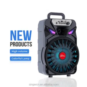 منظومة صوتية شاملة بالشحن + مايك