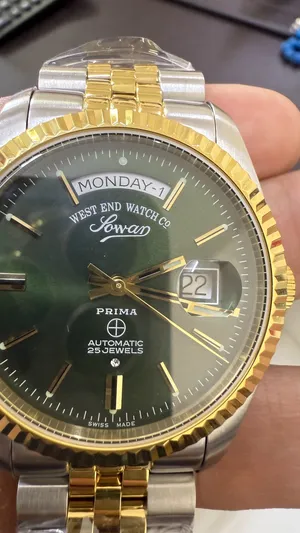 ساعة ويست اند مقاس 41 لونين ذهب وستيل