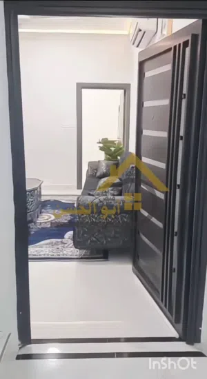 شق مؤثثة للايجار طابق اول مطقة الجنينة