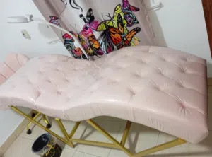 شازلونج تجميل+ كرسي تجميل