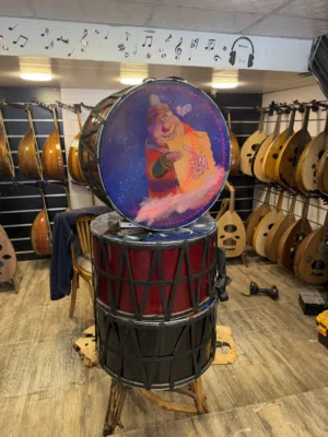 طبل عرقسوسي مضيء ( رمضان كريم )