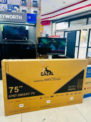 شاشات غزال 75 بنظام web os اصدار 2026 4k مفاجأة شهر الخير بافضل الاسعار بالمملكة