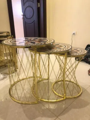 أطقم ترابيز ستيل تركية