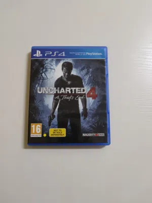 سيدي مستعمل Uncharted 4 نظيف شبه جديد استعمال اسبوع واحد قصة مشوقة مع الغاز ومغامرة .