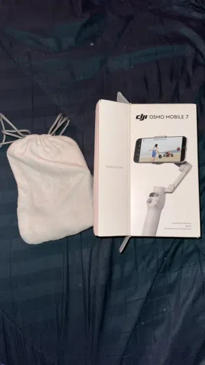 مانع اهتزاز DJI Osmo Mobile 6 مستعمل بحالة ممتازة مع الكرتونة