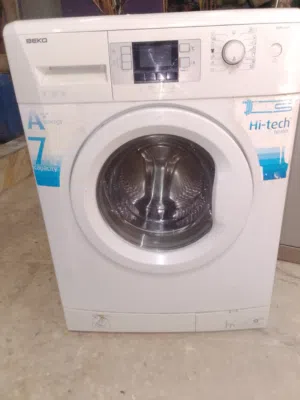 غساله بيكو 7 كيلو بحاله الوكاله 16 برنامج 1000 دوره موفر طاقه قطع غيار متوفره السوق ورخيصة