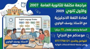 مراجعة اللغة الإنجليزية الأقوى مع الأستاذ يوسف الواوي! إلى طلابنا المبدعين