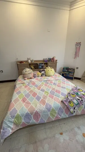 King size bed with mattress