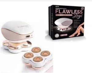 جهاز فلوليس FLAWLESS ازاله شعر كامل الجسم شحن 4 روؤس براون ازالة الشعر فلو ليس