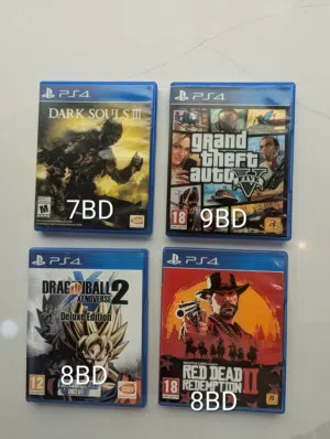 ألعاب PS4 مستعملة للبيع - Used PS4 games for sell