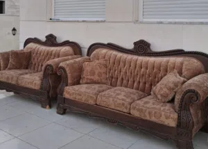 طقم كنب بحالة ممتاز