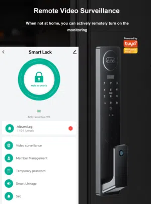 Tuya Smart Video Door Lock مع التركيب