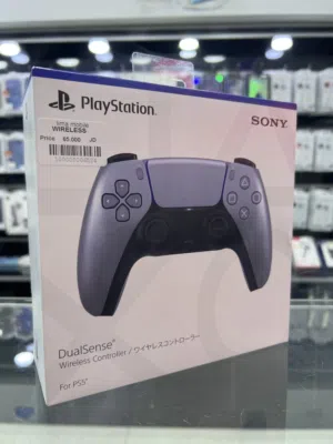 PlayStation 5 Wireless Controller ايد تحكم بلايستيشن 5 الاصلية جديدة مسكرة بالكرتونة  لون سلفر مميز