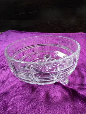Elevated Glass Candy Bowl for Eid and other parties