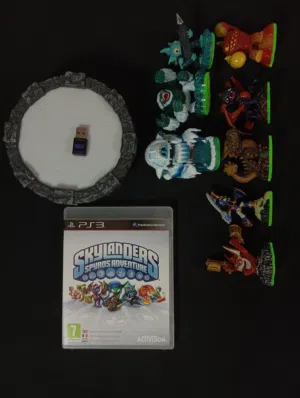 PS3 Skylanders Starter Pack + 8 Figures (Complete Wireless Set) Rare Dongle included !