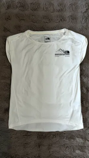 The North Face white sport T-shirt