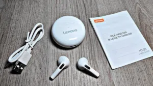 سماعات لينوفو للبيع موديل HT38Lenovo HT38 EarPods