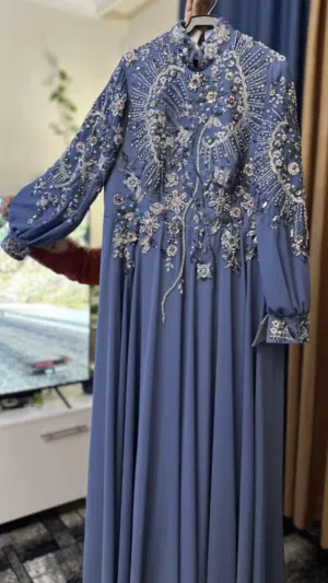 فستان سهرة استعمال مرة واحدة
