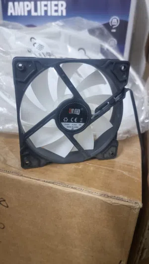 PC Gaming Fan – Black Frame, White Blades