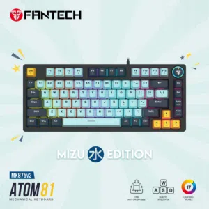 FANTECH ATOM81 MK875V2 MECHANICAL GAMING KEYBOARD – MIZU SERIES SKY BLUE كيبورد فانتيك ميزو 81