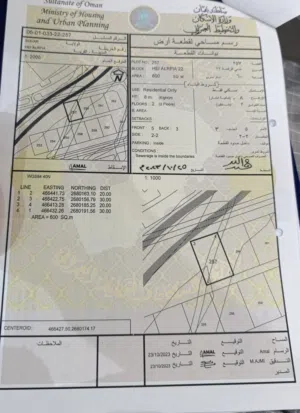 Residential Land for Sale in Al Batinah Sohar