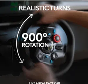 Logitech G29 Driving Force Racing Wheel and Floor Pedals, Real Force Feedback, Sta