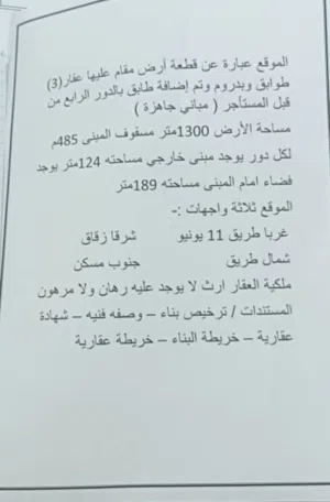 فرصة استثمارية في قلب طرابلس مبني للبيع 3واجهات فرصة لا تعوض