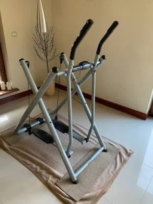 Exercise machine space saving.
