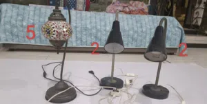 Turkish and Table Lamp For Sale (Altogether - 9 omr)