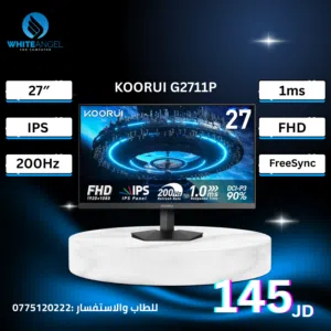 شاشة ألعاب 27 إنش تردد 200Hz من KOORUI
