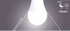 لمبة إنارة  مع حساس الحركة توماتيك لمبه مع كاشف حركه تعمل عند صدور حركه اضائه ضوء اناره