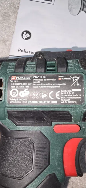 كوسرة بوليش شحن parkside