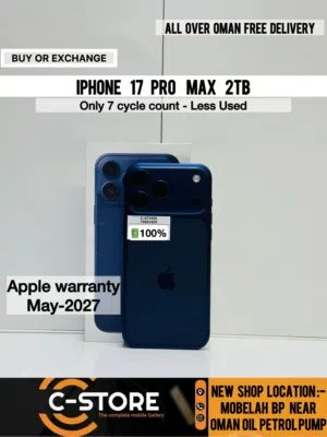 iPhone 17 Pro Max 2TB - Very Less Used - Apple warranty 11 Months more apple warranty