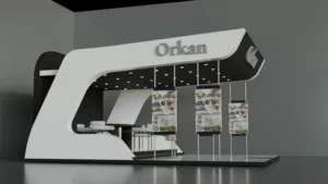 مصمم 3D متخصص في تصميم بوثات المعارض والستاندات الدعائية